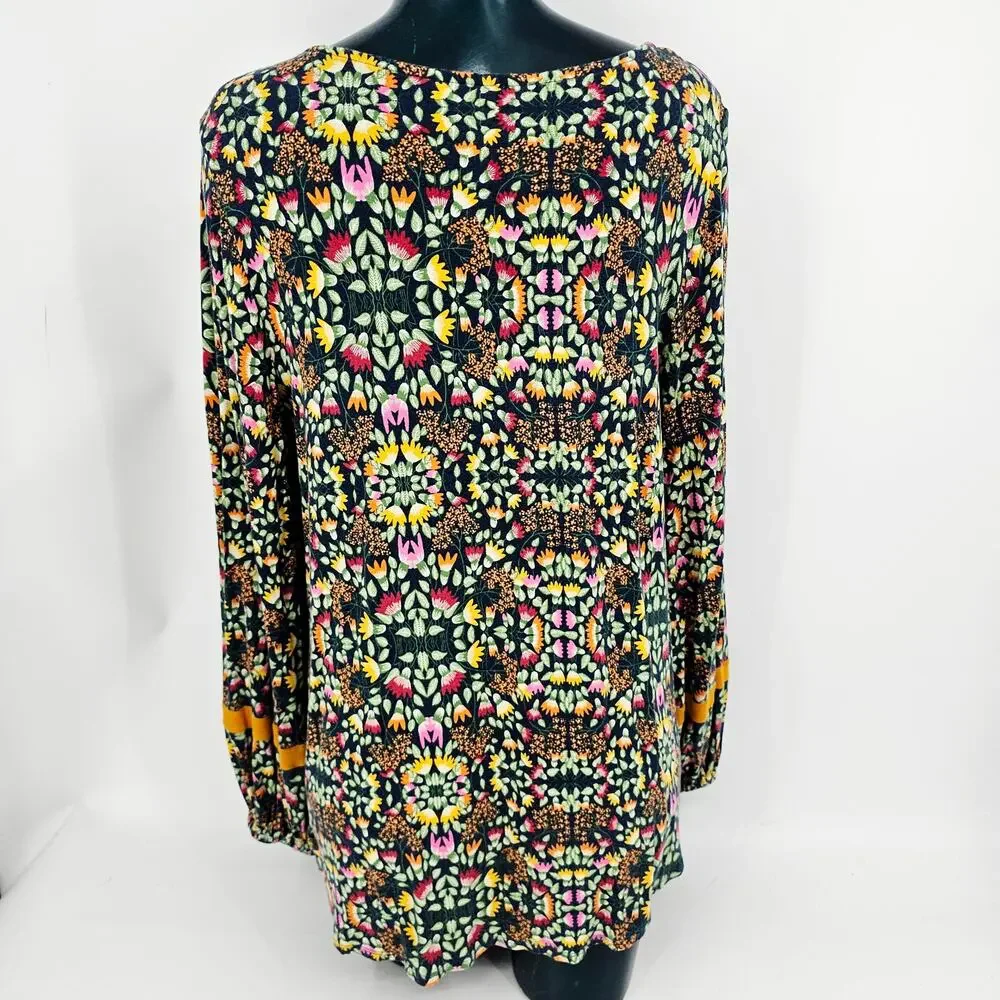 Matilda Jane Moments With You At The Pumpkin Patch Top Blouse Women's M 3648